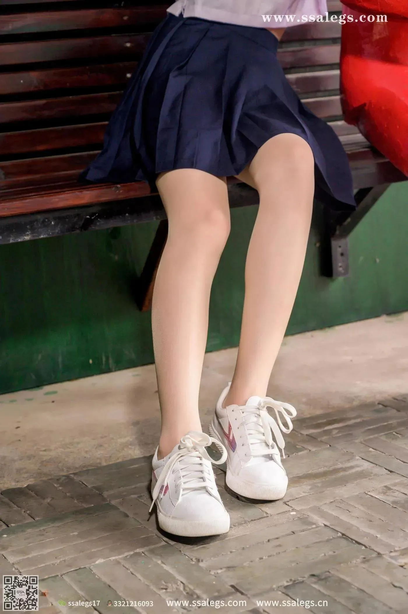 [SSA丝社]超清写真 NO.422 漫漫白色jk制服肉丝写真(下) [84P]插图3